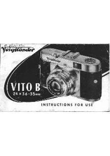 Voigtlander Vito B manual. Camera Instructions.